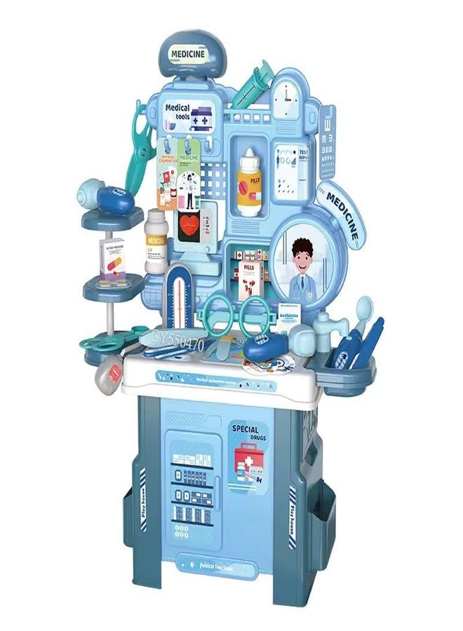 RAHU 42 PCS Doctor Set for Kids Girl, Pretend Play Doctor Set with Foldable Suitcase for Kids, Doctor Kit for Boys Girls 3 4 5 6 7 8 Years Old - Image 1